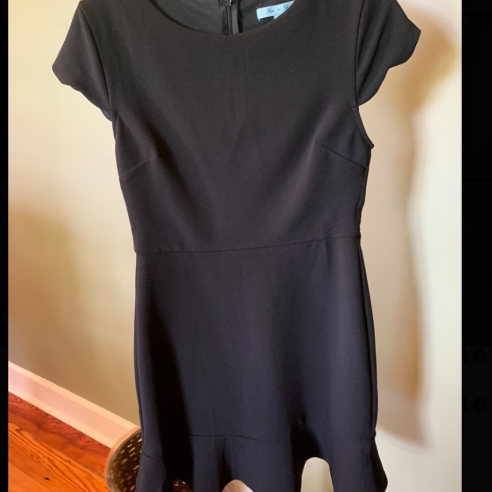 She and Sky black dress - womens size medium